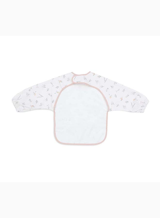 Jollein Bib Waterproof with Sleeves Lovely Birds - Image 3